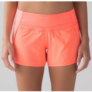 Lululemon shorts orange